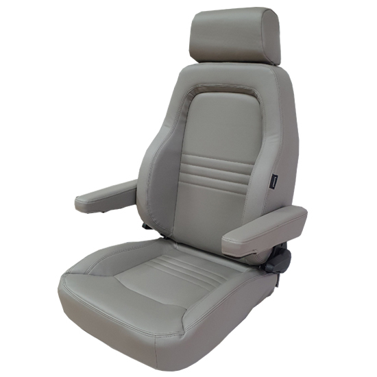 Autotecnica Nissan Patrol GQ 1987-1996 Grey Leather Adventurer S4 Seat ...