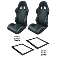 Autotecnica Holden Commodore VN Comfort PU Leather Seat & Rails Combo