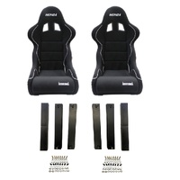 Autotecnica Holden Commodore VB Fibreglass Moulded Sports Seat & Rails Combo