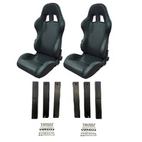 Autotecnica Holden Commodore VB Comfort PU Leather Seat & Rails Combo